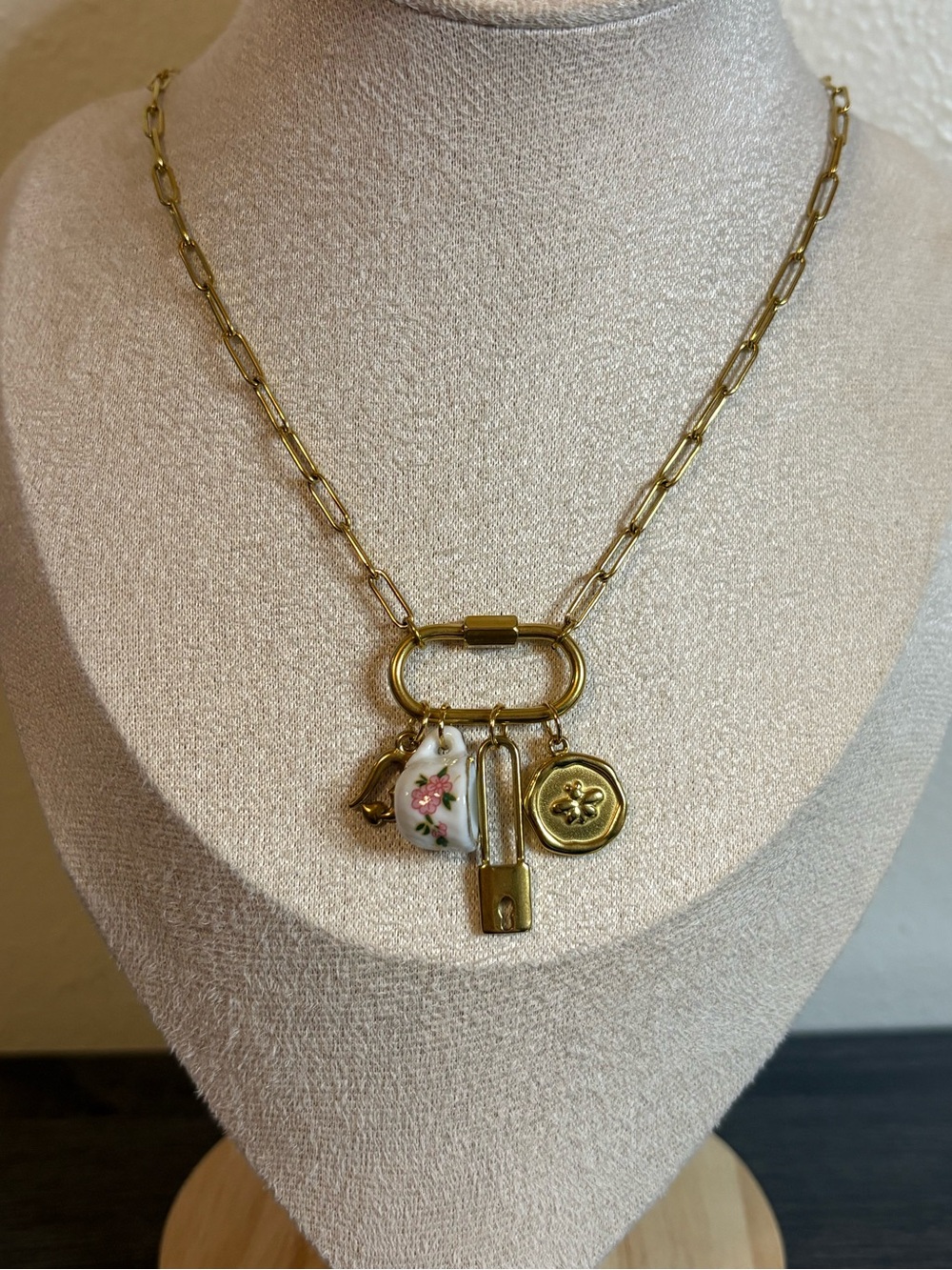 Handmade Gold Charm Necklace | Waterproof & Tarnish Resistant
